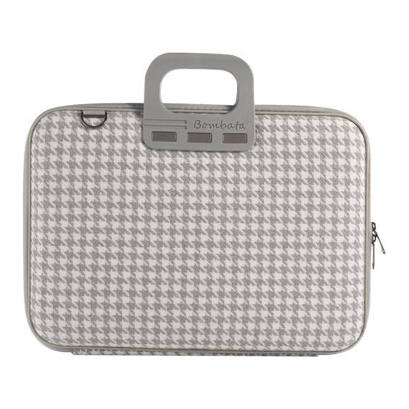 8059395580637-Bombata Pied de poule - Sacoche pour ordinateur portable 15" - gris clair-P_405122190_1-0