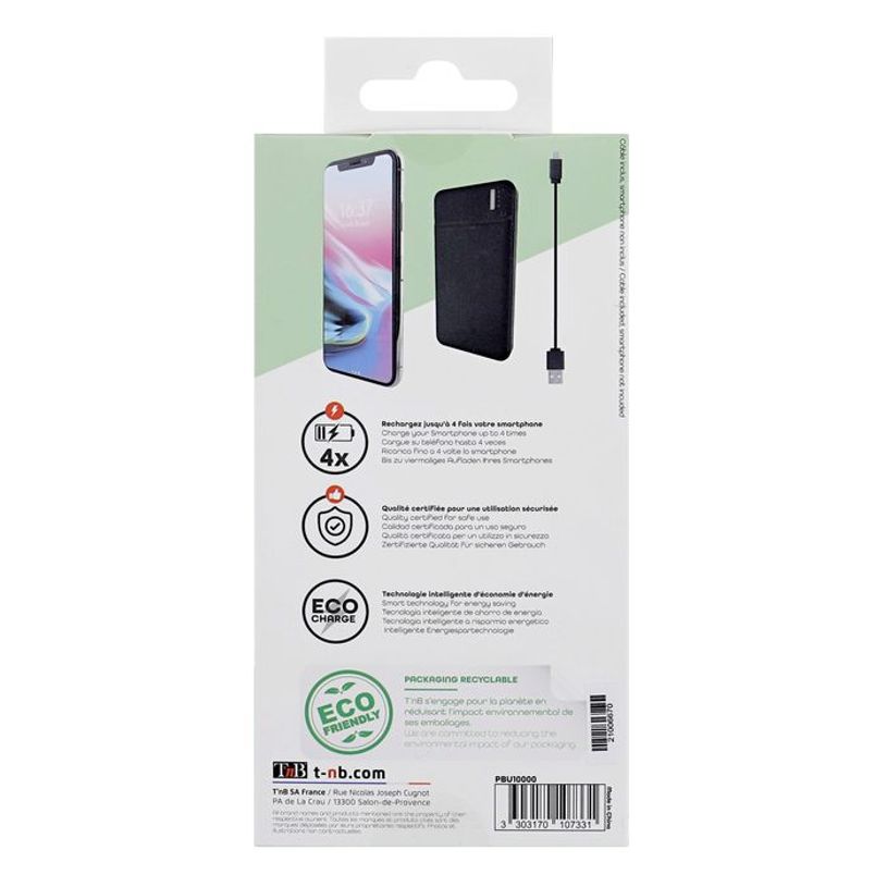 3303170107331-T'nB - powerbank / batterie de secours rechargeable pour smartphone - 10000 mAh-P_405122728_12-6