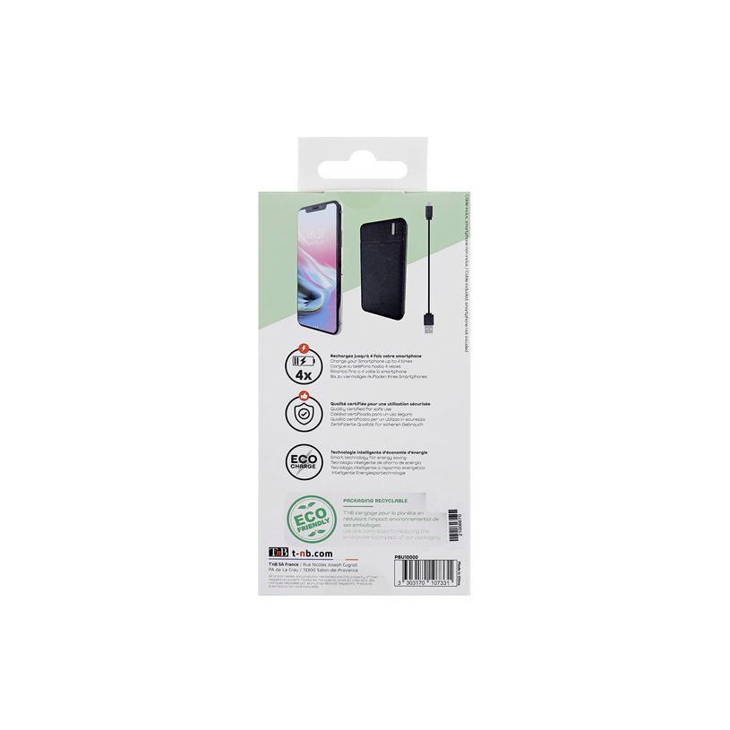 3303170107331-T'nB - powerbank / batterie de secours rechargeable pour smartphone - 10000 mAh-P_405122728_5-8