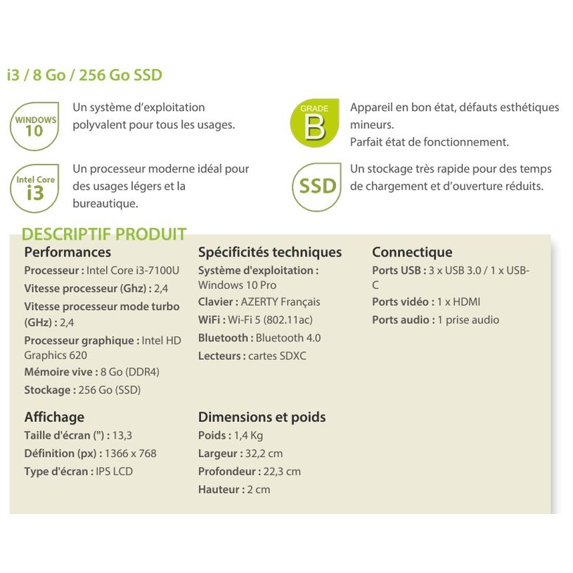 3700892045468-Lenovo ThinkPad 2e Gen - PC portable 13" - reconditionné grade B - Intel core i3-7100U - 8Go RAM - 2-P_405122802_4-3