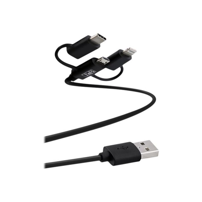 3303170082065-T'nB 3 IN 1 - câble de charge et de synchronisation USB/Micro USB - USB Type-C - Lightnin-P_405122823_3-0