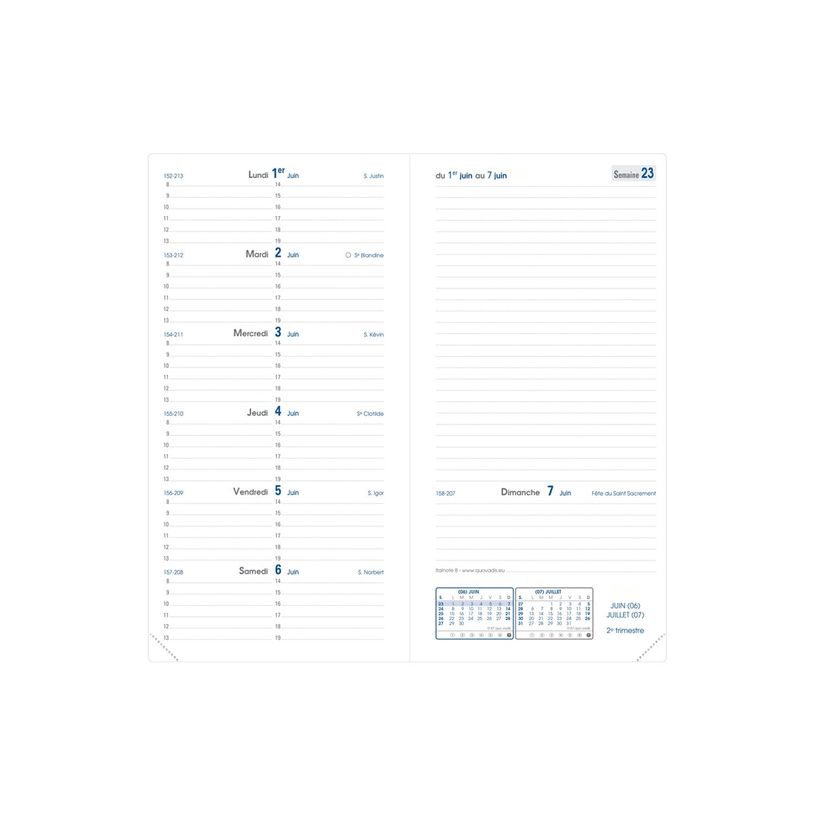 3371010480418-Quo Vadis Impala Italnote B - Agenda - 2023 - vista de la semana - mini - 88 x 170 mm - papel blanco - disponible en -P_405122872_1-3