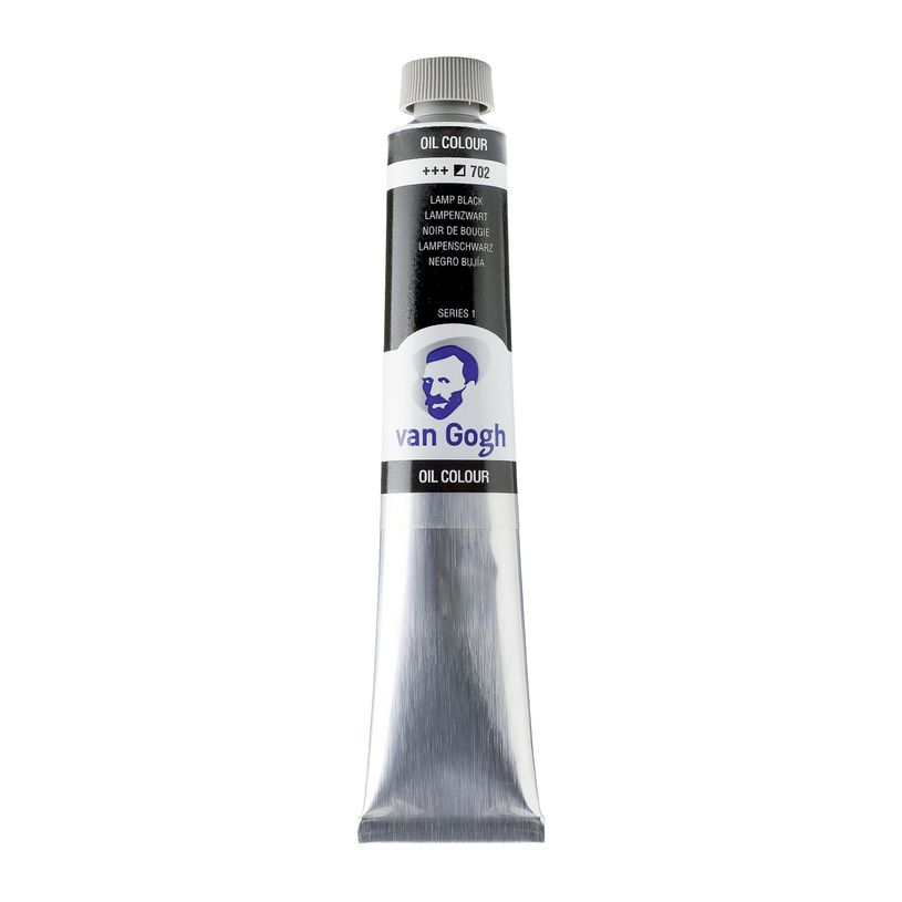 8712079221072-Van Gogh Colores al óleo Tubo 60 ml Negro Bujía 702 (02067023)--0