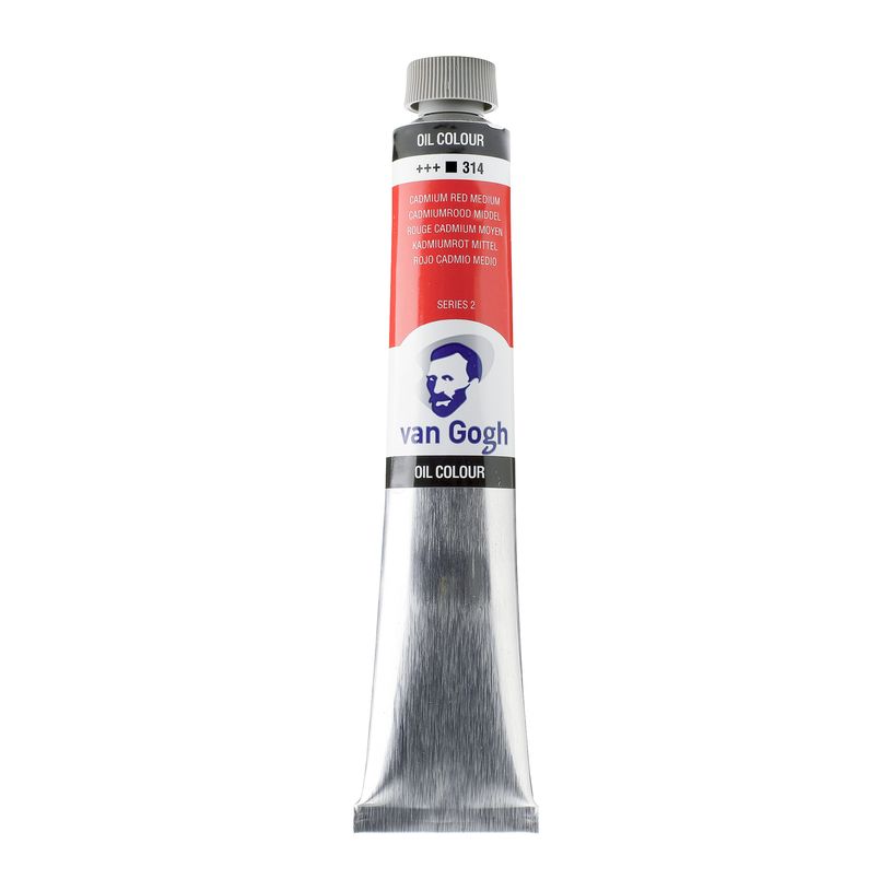 8712079222314-Van Gogh Colores al óleo Tubo 60 ml Rojo Cadmio Medio 314 (02063143)--0