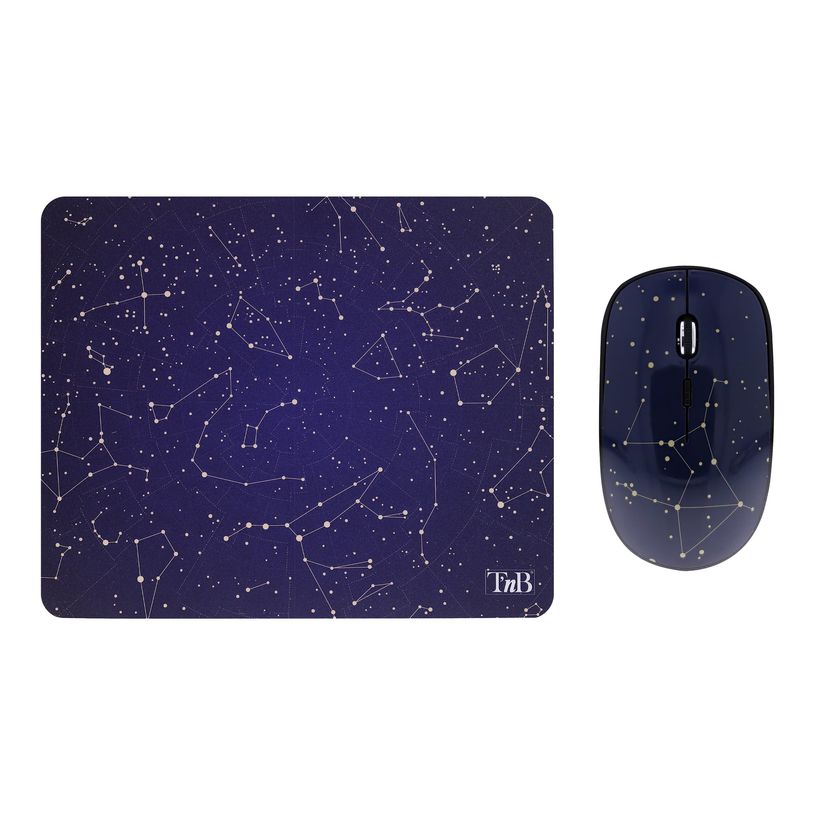 3303170104477-T'nB EXCLUSIV' - souris sans fil + tapis - SPACE MAP-P_405123006_3-0