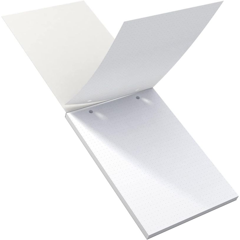 3020120196114-Oxford - Pack de 30 Fiches Bristol - A5 - pointillés - perforées - blanc-P_405123007_2-1