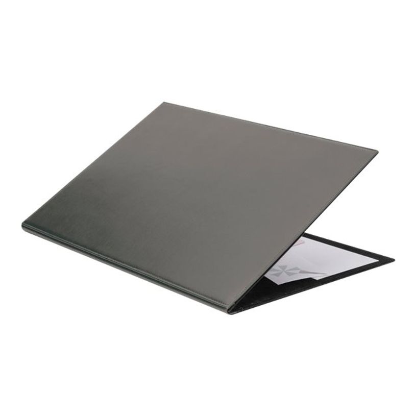 3338805009728-L'Agenda Moderne Satiny - Sous-main à rabat - 56 x 38 cm - gris - Quo Vadis-P_405123022_1-0