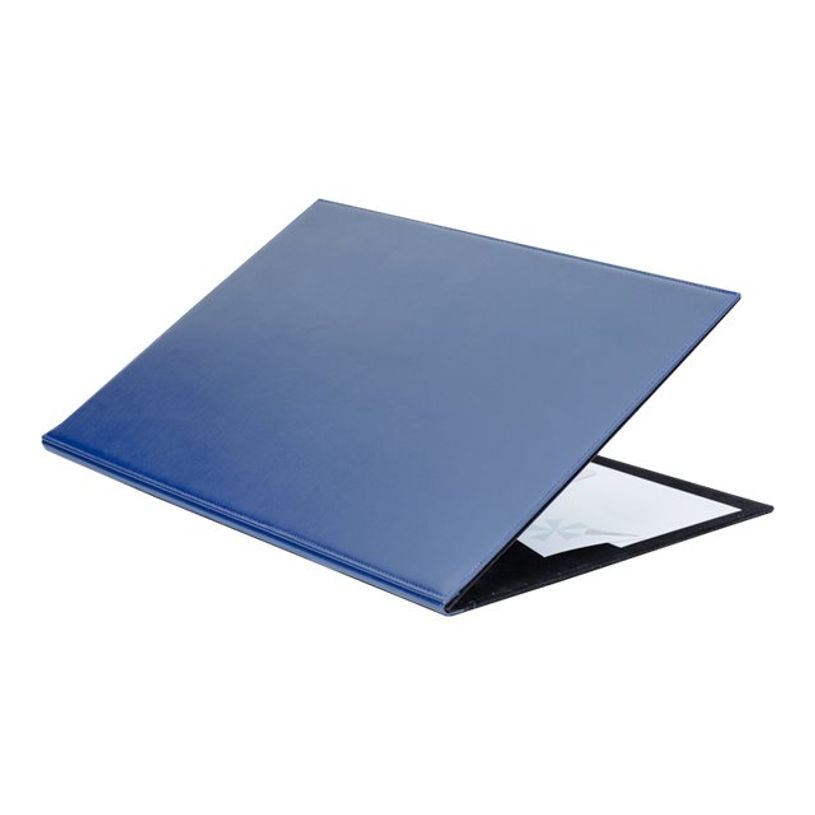 3338805002545-L'Agenda Moderne Satiny - Sous-main à rabat - 56 x 38 cm - bleu marine - Quo Vadis-P_405123023_1-0