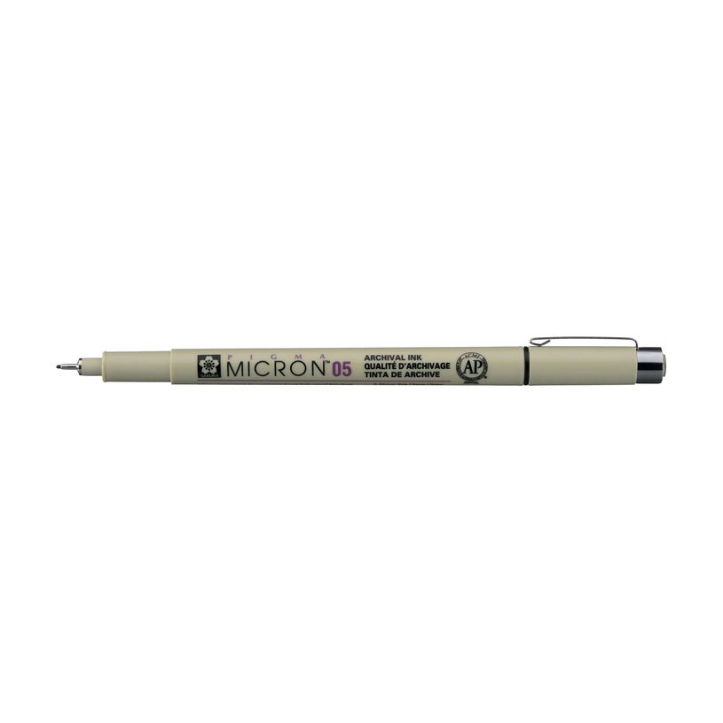 0084511306448-Sakura Pigma Micron 05 - Rotulador - permanente - negro - tinta pigmentada al agua - 0.45 -P_405123199_1-0