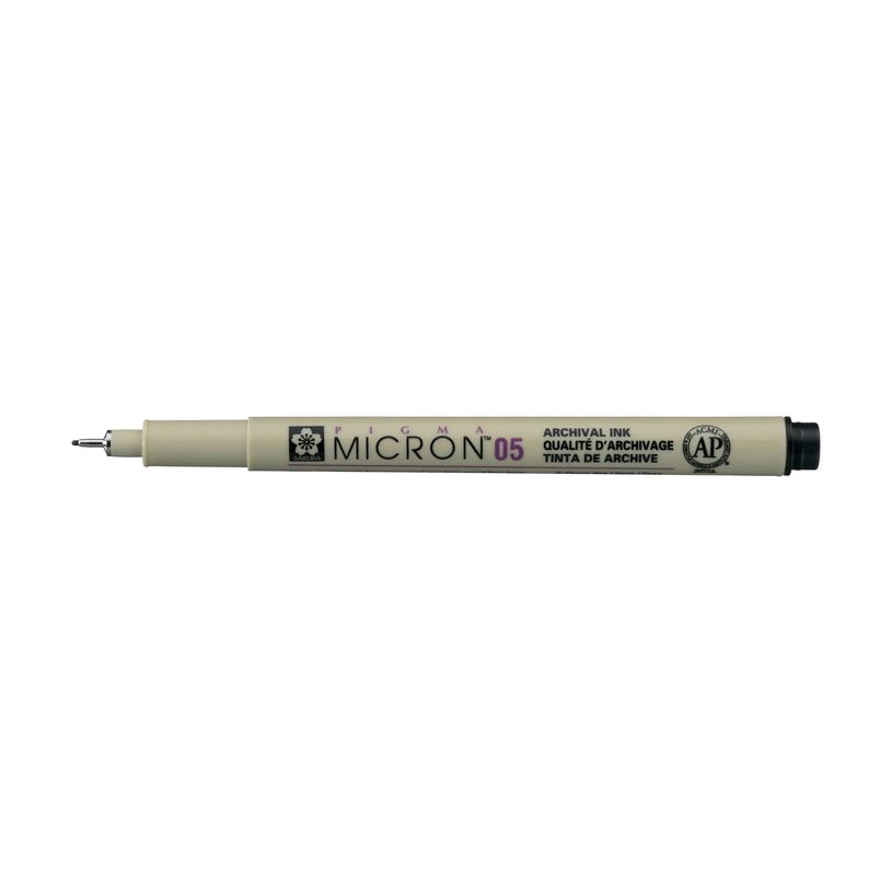 0084511306448-Sakura Pigma Micron 05 - Rotulador - permanente - negro - tinta pigmentada al agua - 0.45 -P_405123199_3-2