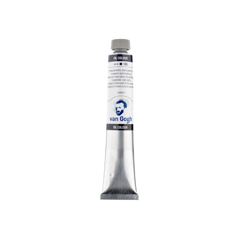 8712079220440-van Gogh 105 - Peinture - peinture à l'huile - blanc titane (huile de carthame) - 60 ml-P_405123810_1-0
