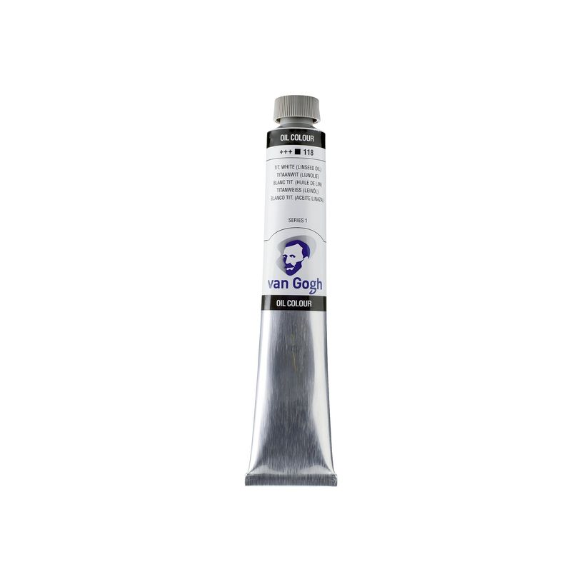 8712079220457-van Gogh 118 - Peinture - peinture à l'huile - blanc titane (huile de lin) - 60 ml-P_405123811_1-0