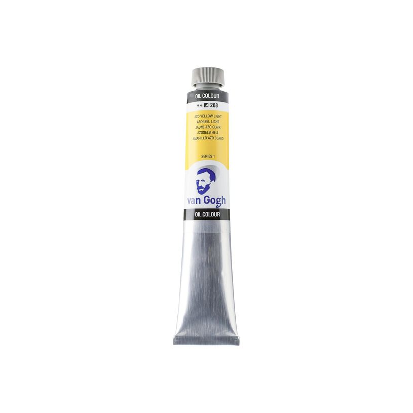 8712079220587-van Gogh 268 - Peinture - peinture à l'huile - jaune azo clair - 60 ml-P_405123817_1-0