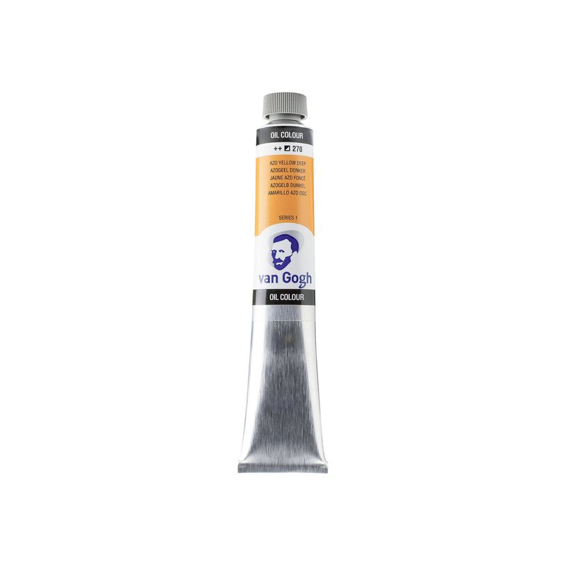 8712079220600-van Gogh 270 - Peinture - peinture à l'huile - jaune azo profond - 60 ml-P_405123819_1-0