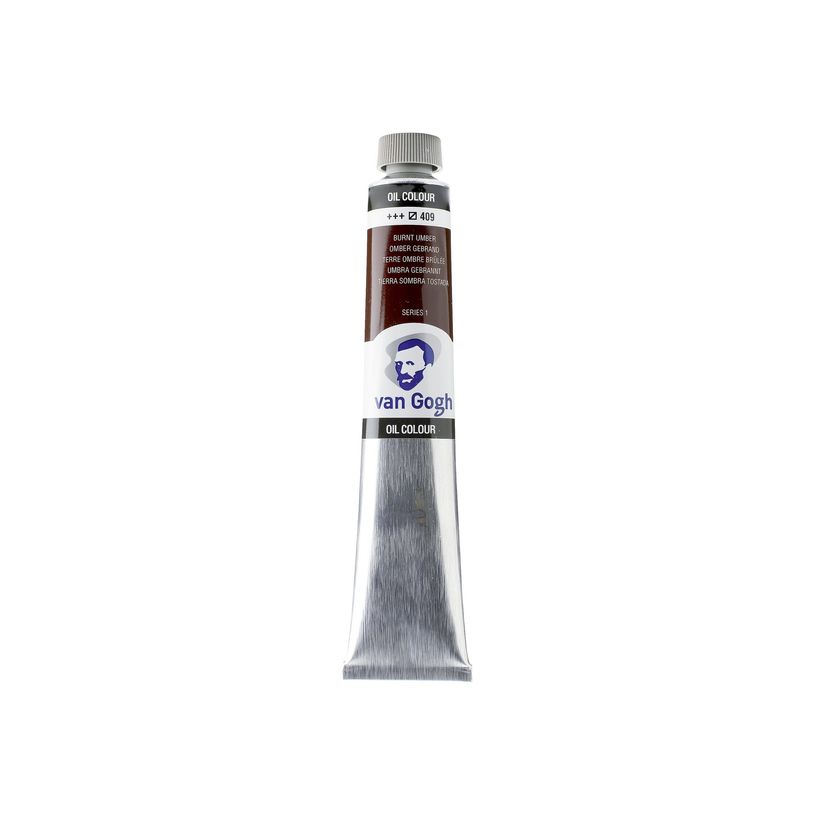 8712079220808-van Gogh 409 - Peinture - peinture à l'huile - ambre brûlé - 60 ml-P_405123831_1-0