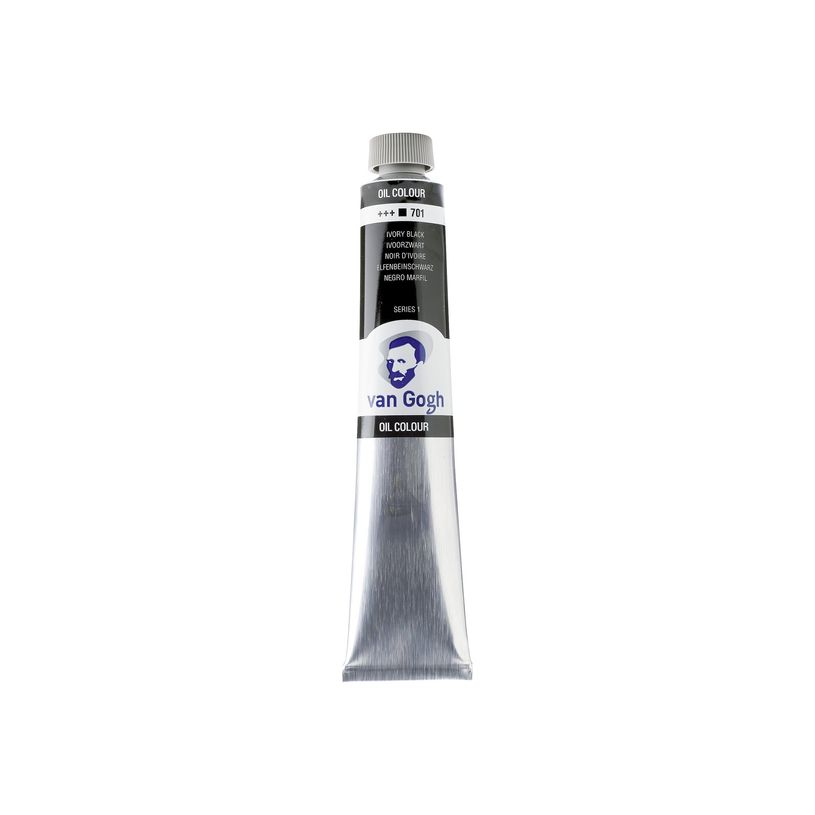 8712079221065-van Gogh 701 - Peinture - peinture à l'huile - noir ivoire - 60 ml-P_405123847_1-0