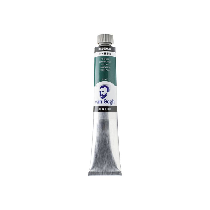 8712079221034-van Gogh 654 - Peinture - peinture à l'huile - vert sapin - 60 ml-P_405123994_1-0