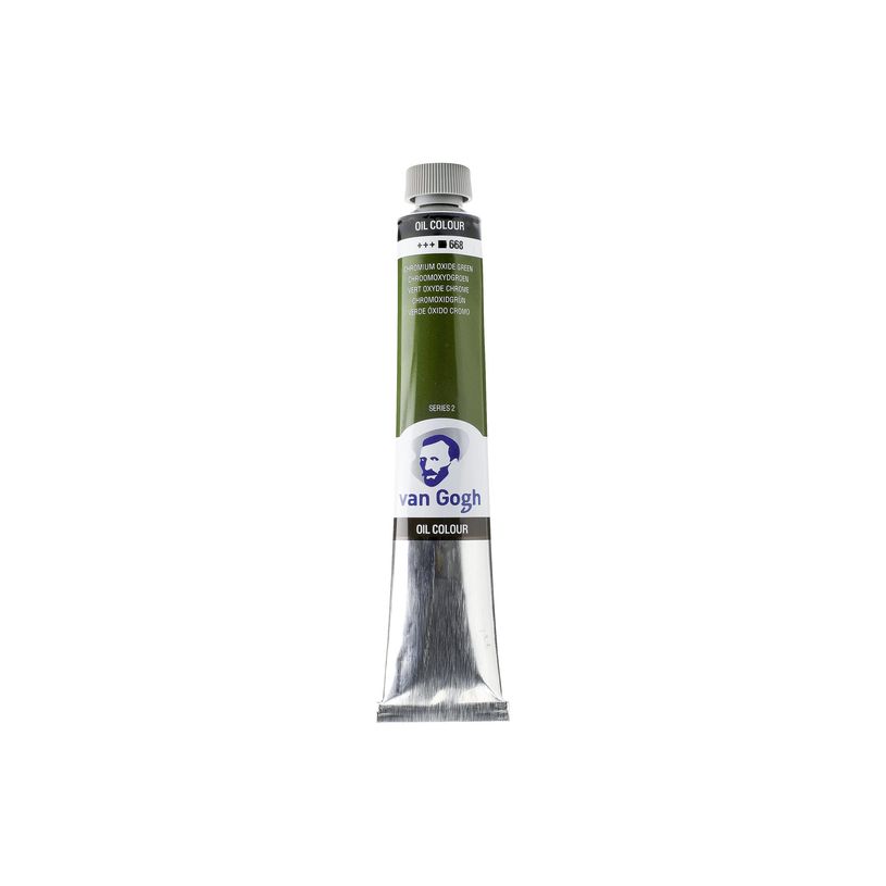 8712079221041-van Gogh 668 - Peinture - peinture à l'huile - vert oxyde de chrome - 60 ml-P_405123995_1-0