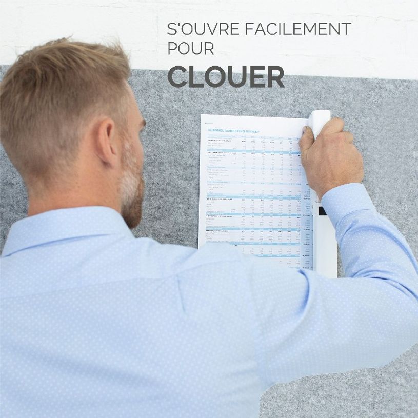 0043859776559-Fellowes - Agrafeuse LX820 blanche avec Microban® - capacité de 20 feuilles - pleine ban-P_405124140_2-1