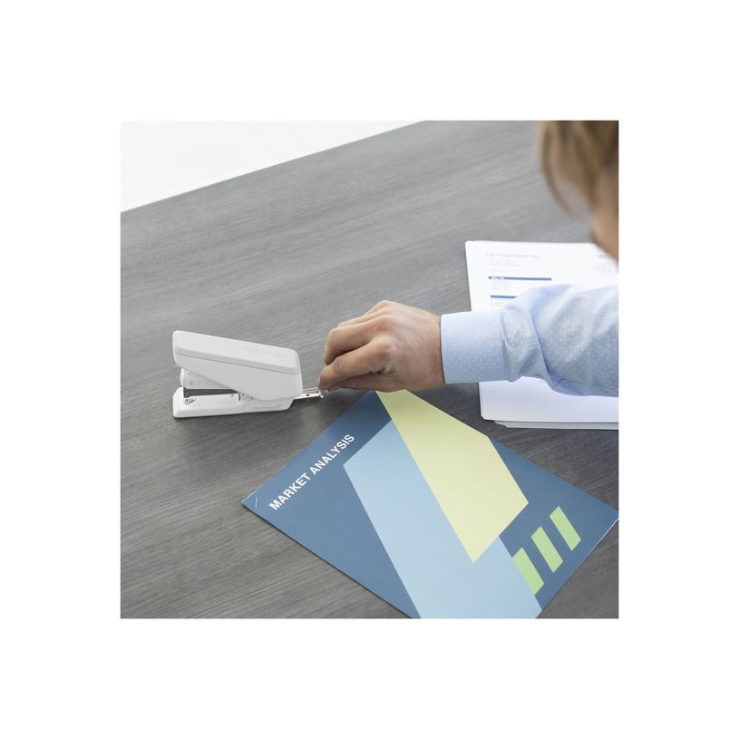 0043859776566-Fellowes LX840 EasyPress - Grapadora - 25 páginas - 24/6, 26/6 - blanco-P_405124141_7-6