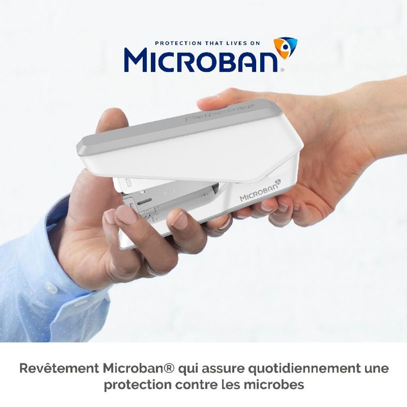 0043859776573-Fellowes - Agrafeuse LX850 EasyPress blanche avec Microban® - capacité de 25 feuilles - -P_405124142_3-2