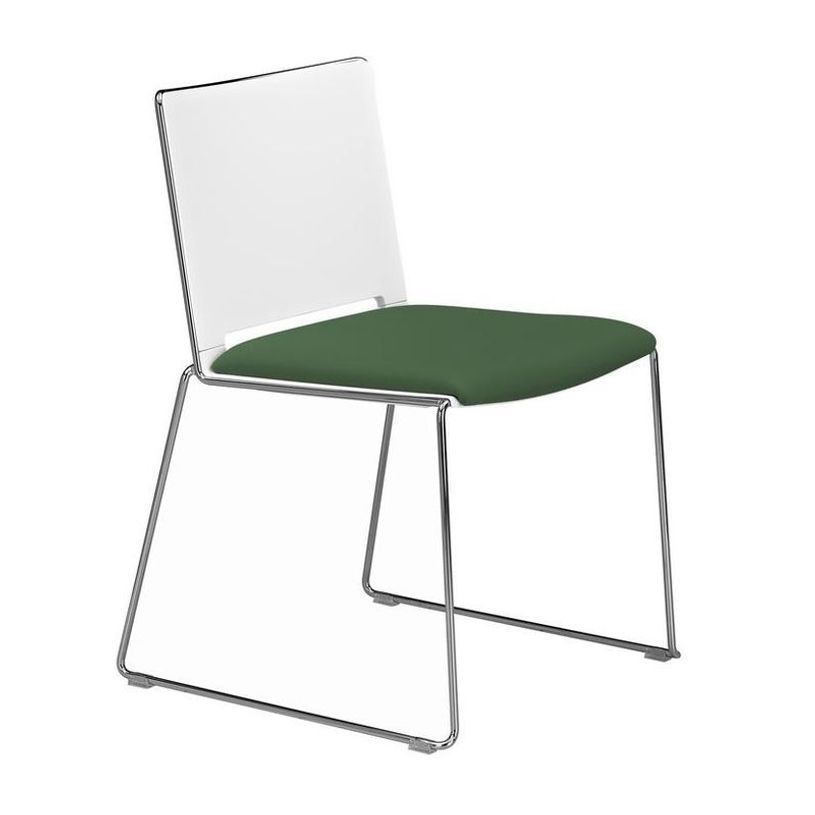 3483601086111-Chaise visiteur FLORA - blanc et vert-P_405124188_1-0