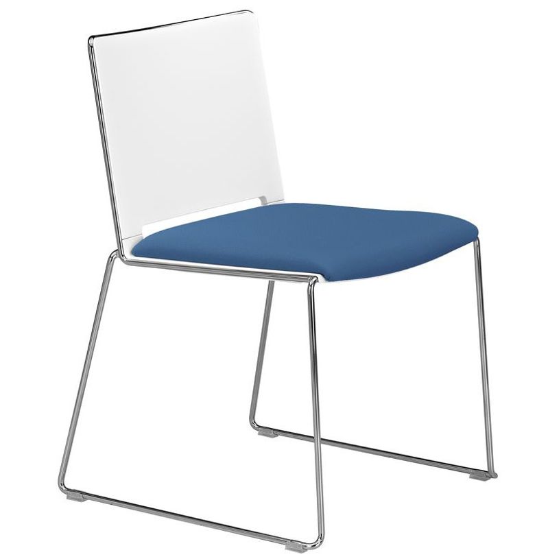 3483601086135-Chaise visiteur FLORA - blanc et bleu indigo-P_405124189_1-0