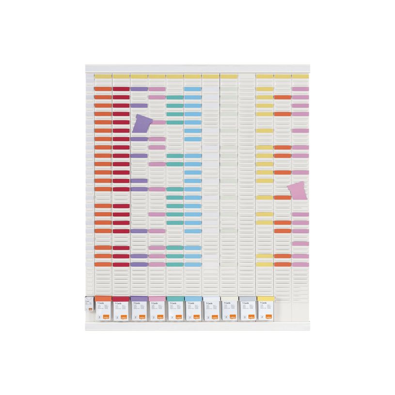 5028252624145-Nobo - Planning à fiches T - 13 colonnes - 80 x 96 cm - blanc-P_405124226_1-3
