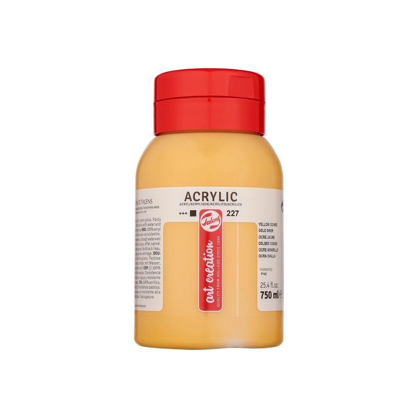8712079314729-Talens Art Creation - peinture - peinture acrylique - ocre jaune - 750 ml-P_405124450_2-0