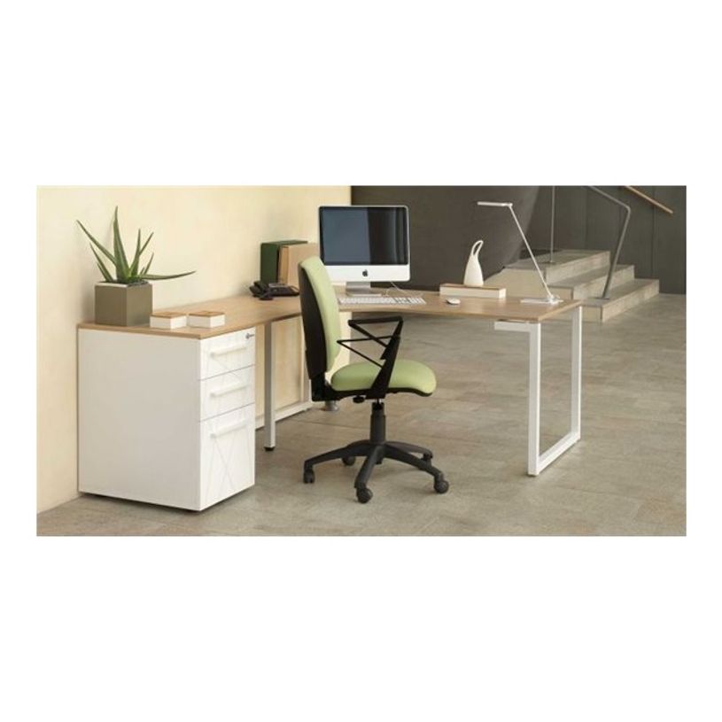 3483600214799-Caisson bout de bureau Sunday - L42XH71xP80 cm - blanc graphic - top non inclus en option-P_405124492_2-1