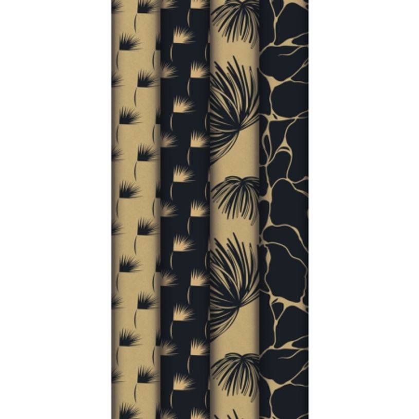 3329682238950-Clairefontaine Essentiel - Papier cadeau kraft - 70 cm x 2 m - 70 g/m² - différents moti-P_405124524_1-0