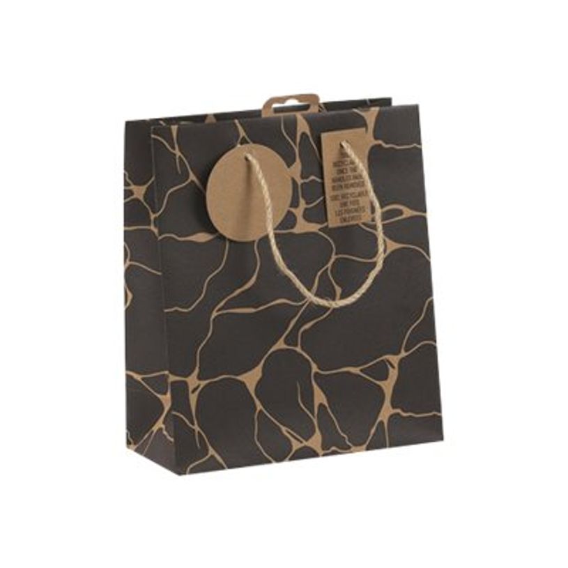 5033601002826-Clairefontaine - Sac cadeau kraft - essentiel noir - 21,5 cm x 10,2 cm x 25,3 cm-P_405124560_1-0