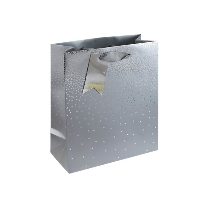 5033601004790-Clairefontaine - Sac cadeau - pluies d'étoiles argent - 21,5 cm x 10,2 cm x 25,3 cm-P_405124565_1-0