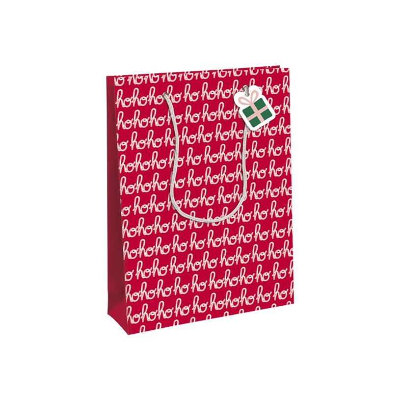 5033601004868-Clairefontaine - Sac cadeau - ho ho ho rouge - 26,5 cm x 14 cm x 33 cm-P_405124573_2-1
