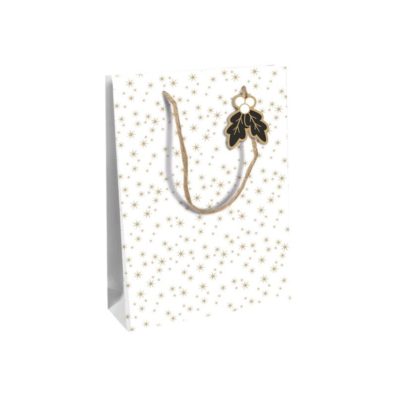 5033601004950-Clairefontaine - Sac cadeau kraft - holly noir et or - 26,5 cm x 14 cm x 33 cm-P_405124582_1-0