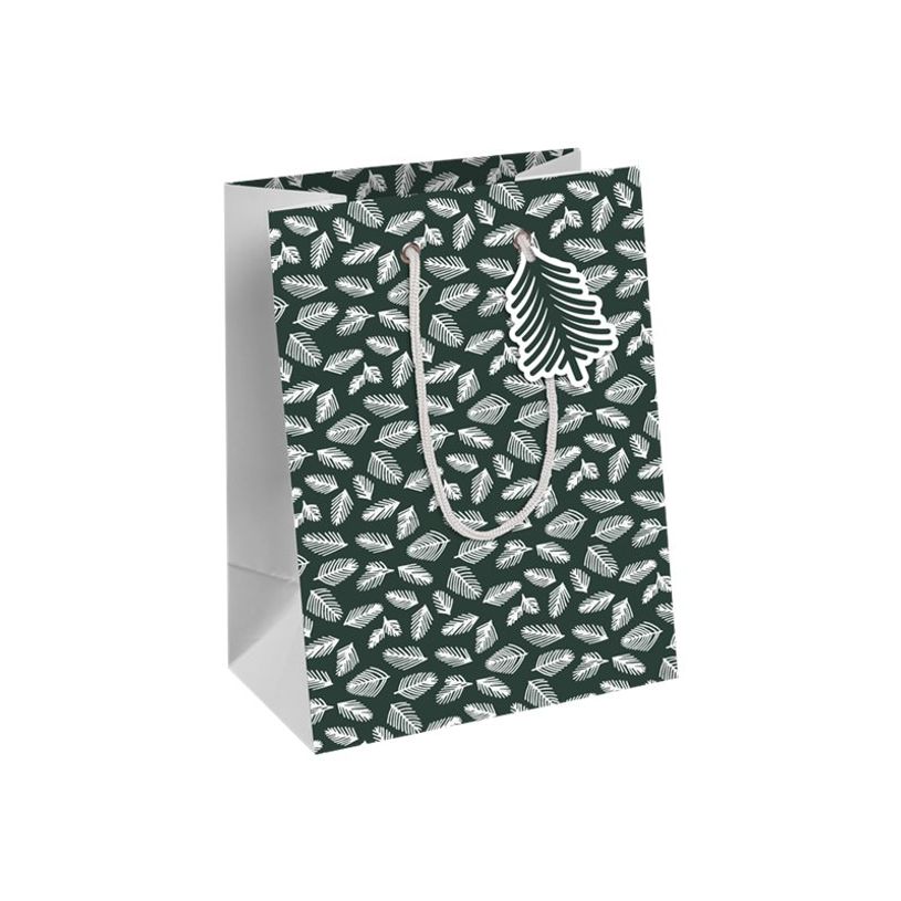 5033601005025-Clairefontaine - Sac cadeau - winter vert - 21,5 cm x 10,2 cm x 25,3 cm-P_405124589_1-0