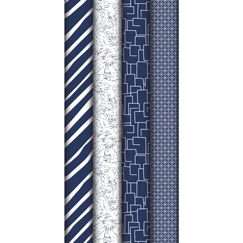 3369682020766-Clairefontaine Men in blue - Papier cadeau - 70 cm x 2 m - 80 g/m² - différents motifs d-P_405124624_1-0