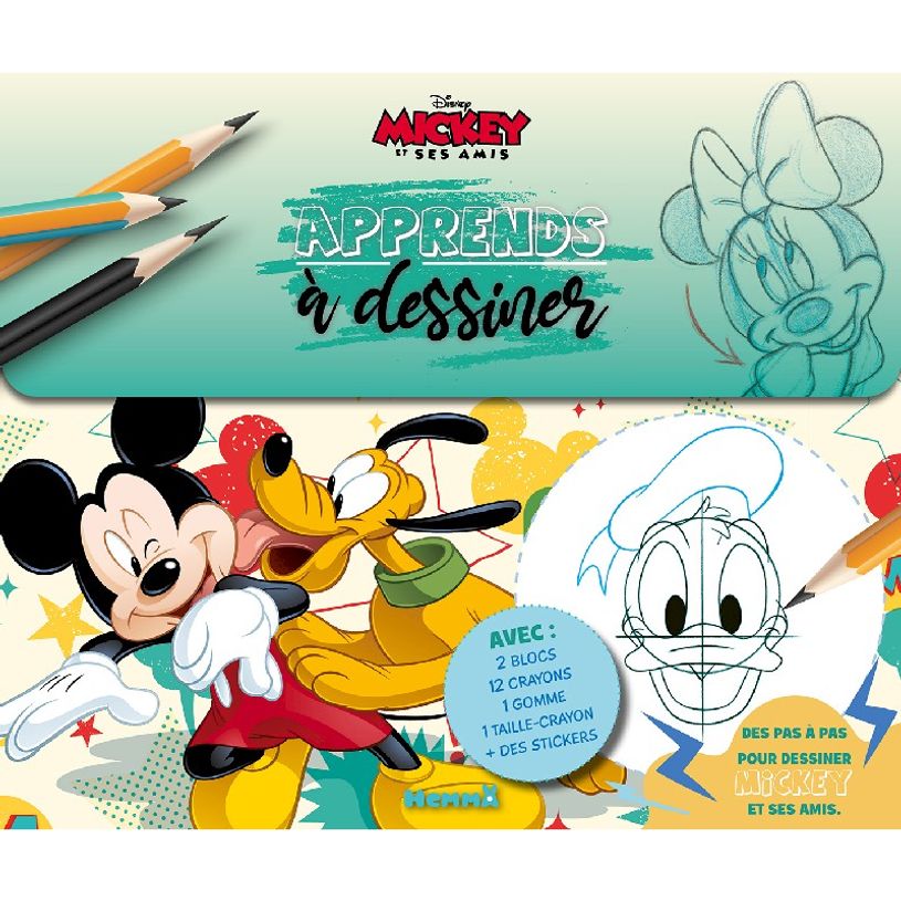 9782508050008-Disney Mickey et ses amis - Apprends à dessiner-P_405124717_1-0