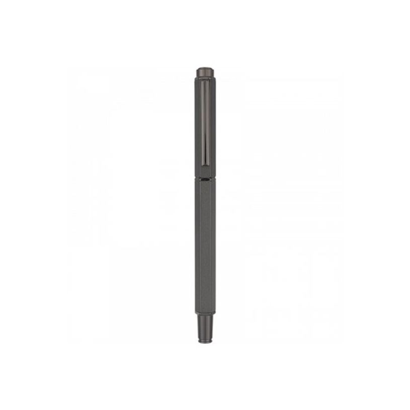 3664447136134-Oberthur Belgrade - Parure de stylo plume et roller - anthracite-P_405124942_1-1