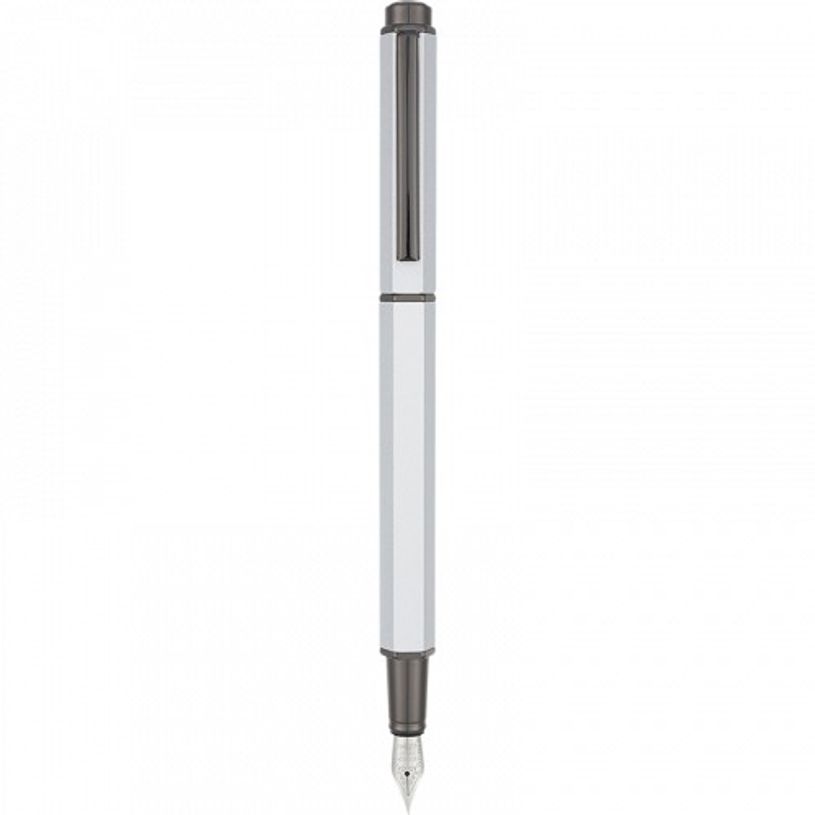 3664447136141-Oberthur Belgrade - Parure de stylo plume et roller - argent-P_405124943_2-1