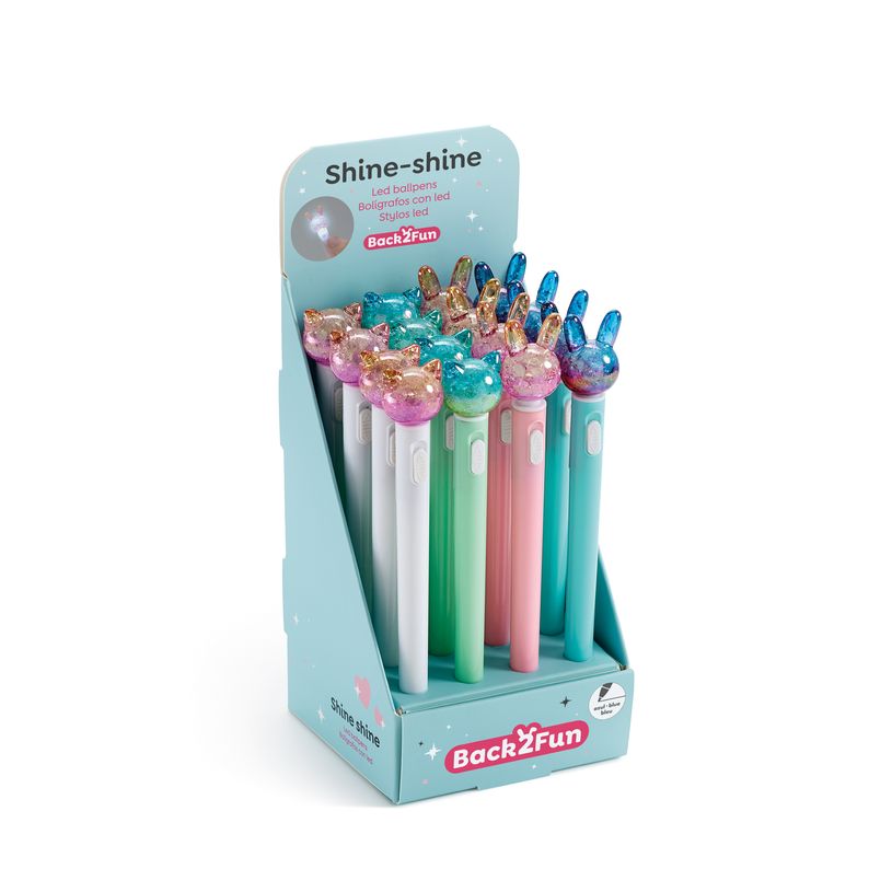 8422593118979-Miquelrius Back2Fun - Stylo à bille - lapin, chat - bleu--0