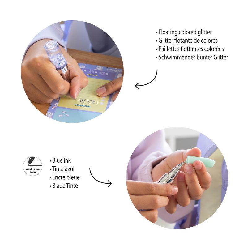 8422593119020-Miquelrius Back2Fun - Stylo à bille - bleu --6