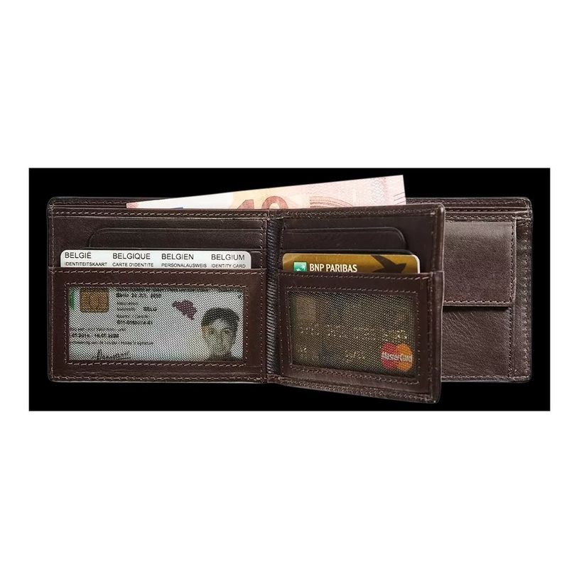 5413082195017-Maverick brown - portefeuille RFID avec poche de monnaie - vertical - marron-P_405125068_2-1