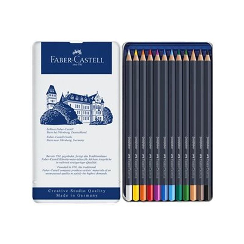 4005401147121-Faber-Castell Goldfaber - 12 Crayons de couleur - couleurs assorties-P_405125091_1-0