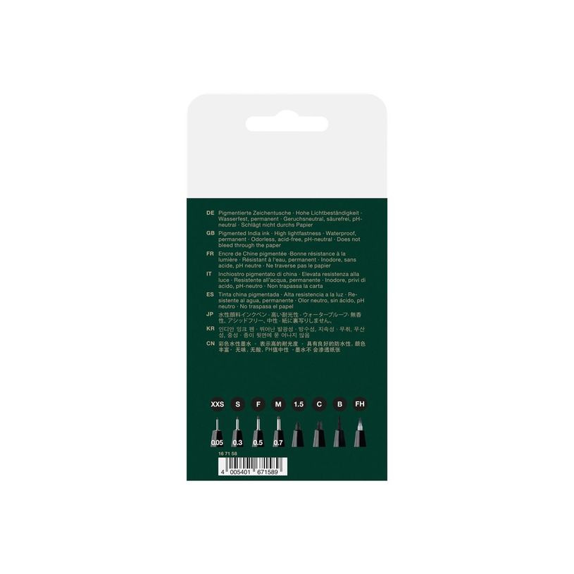 4005401671589-Faber-Castell PITT Artist Pen - Pack de 8 stylo pinceau, feutre fin et jeu de marqueurs - -P_405125107_1-8