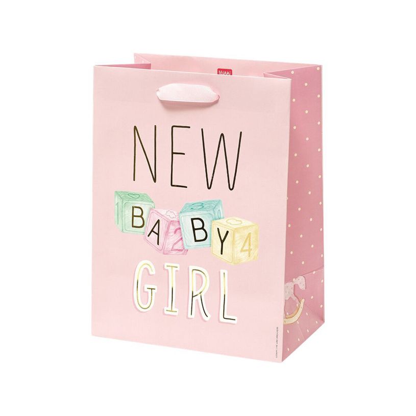 8054320561491-Legami - Sac cadeau - 11,5 cm x 19 cm x 25 cm - new baby girl-P_405125139_1-0
