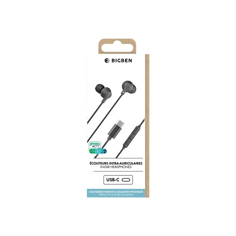 3571211479710-BigBen Kit main libre - Ecouteurs filaire avec micro - intra-auriculaire - prise USB - noi-P_405125274_2-1