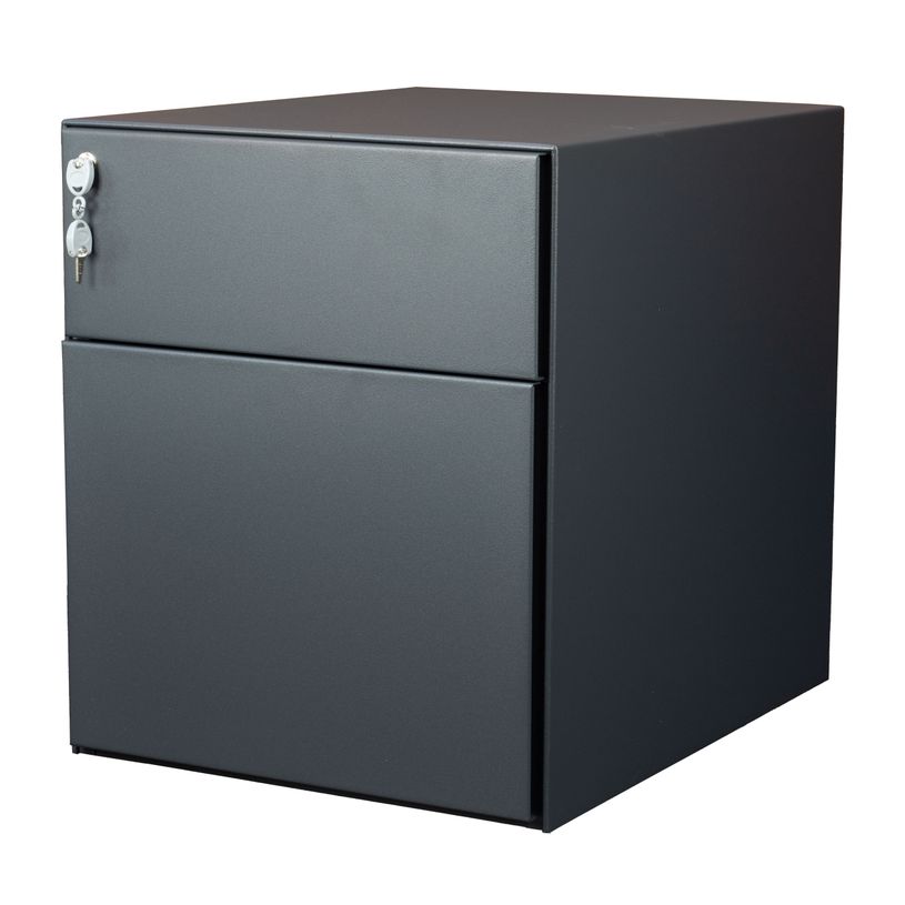 3700339991884-Caisson mobile métallique monobloc – 2 tiroirs - anthracite-P_405125378_4-0