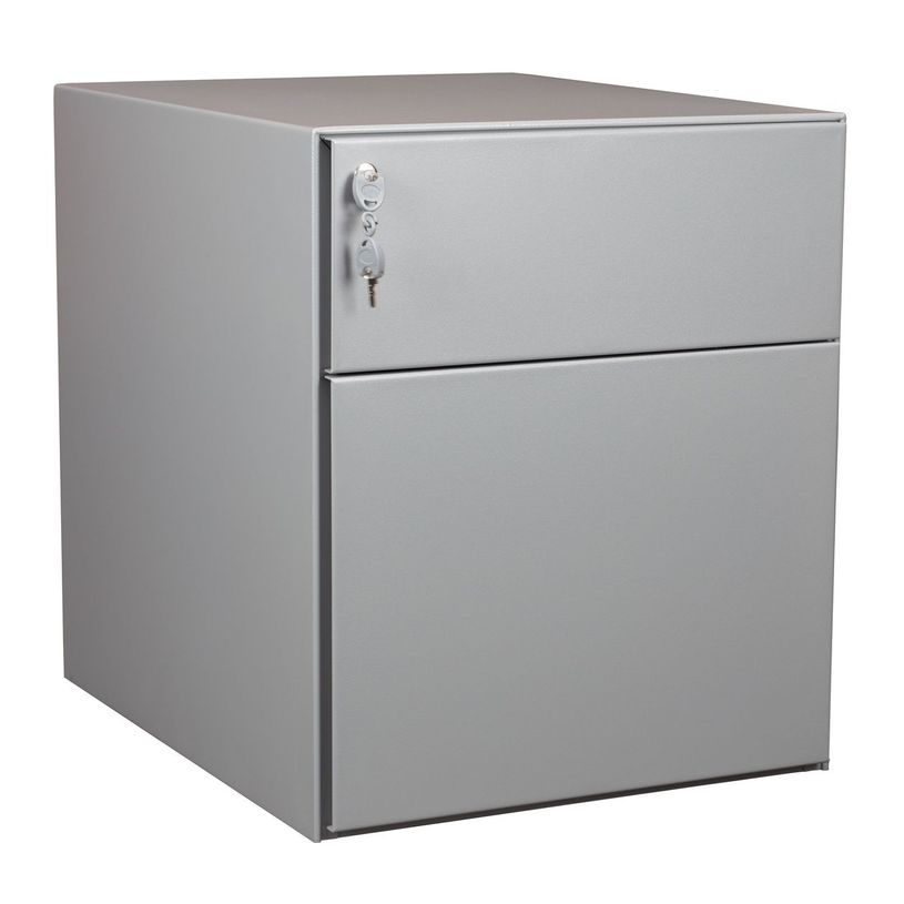 3700339991914-Caisson mobile métallique monobloc – 2 tiroirs - silver-P_405125380_1-0