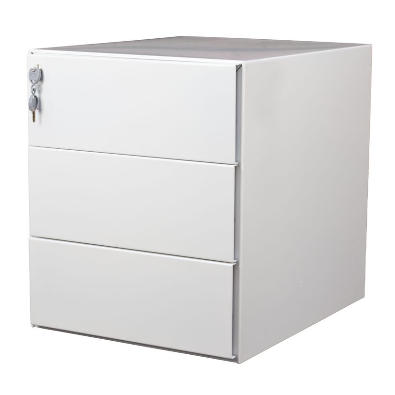 3700339991938-Caisson mobile métallique monobloc – 3 tiroirs- Blanc-P_405125382_2-0